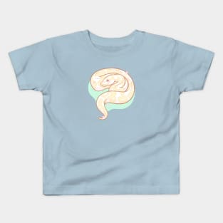 Albino Ball Python Original Illustration Kids T-Shirt